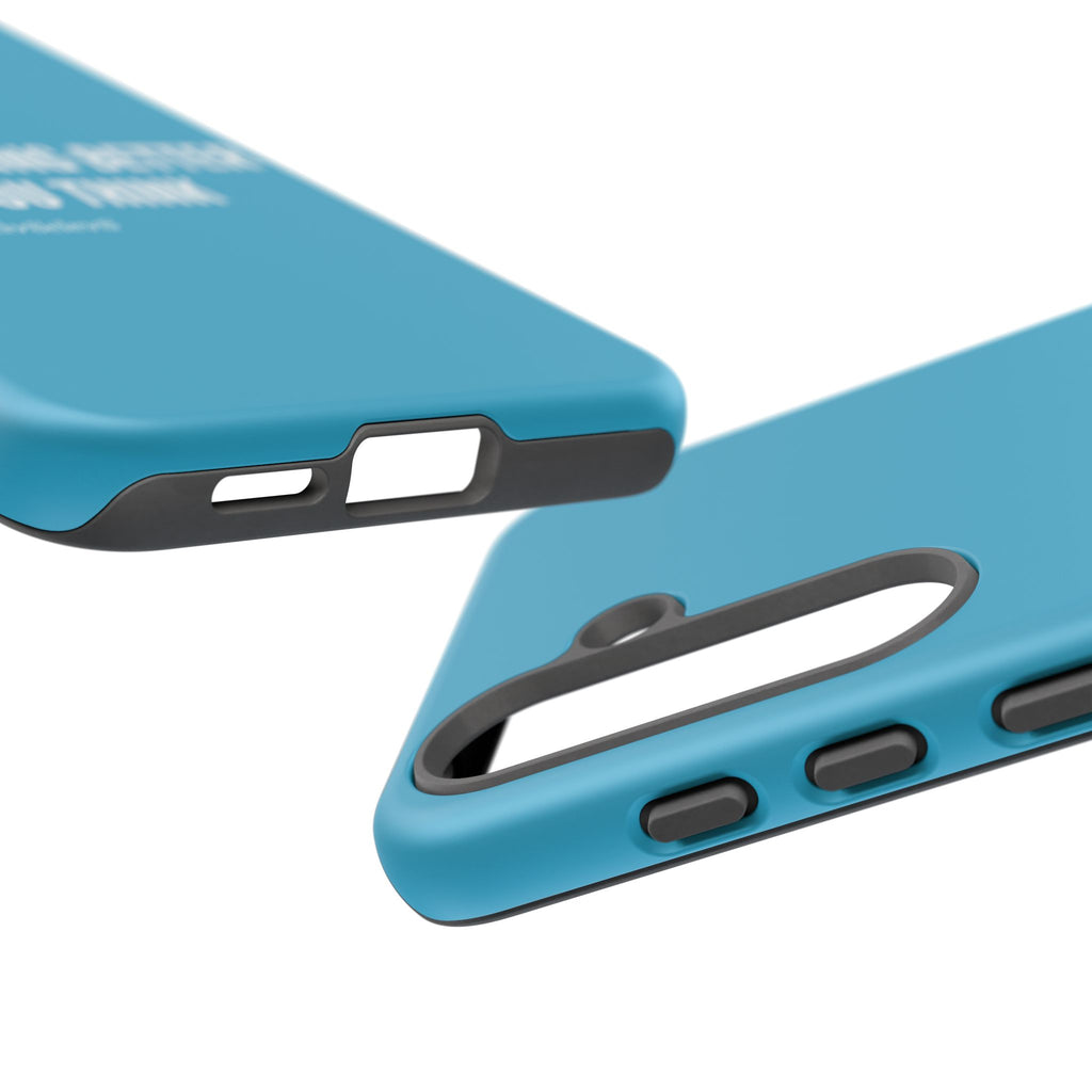 "youre doing better than you think" tough case | turquoise