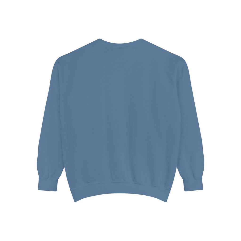 "slow down. listen. breathe." crew neck sweatshirt