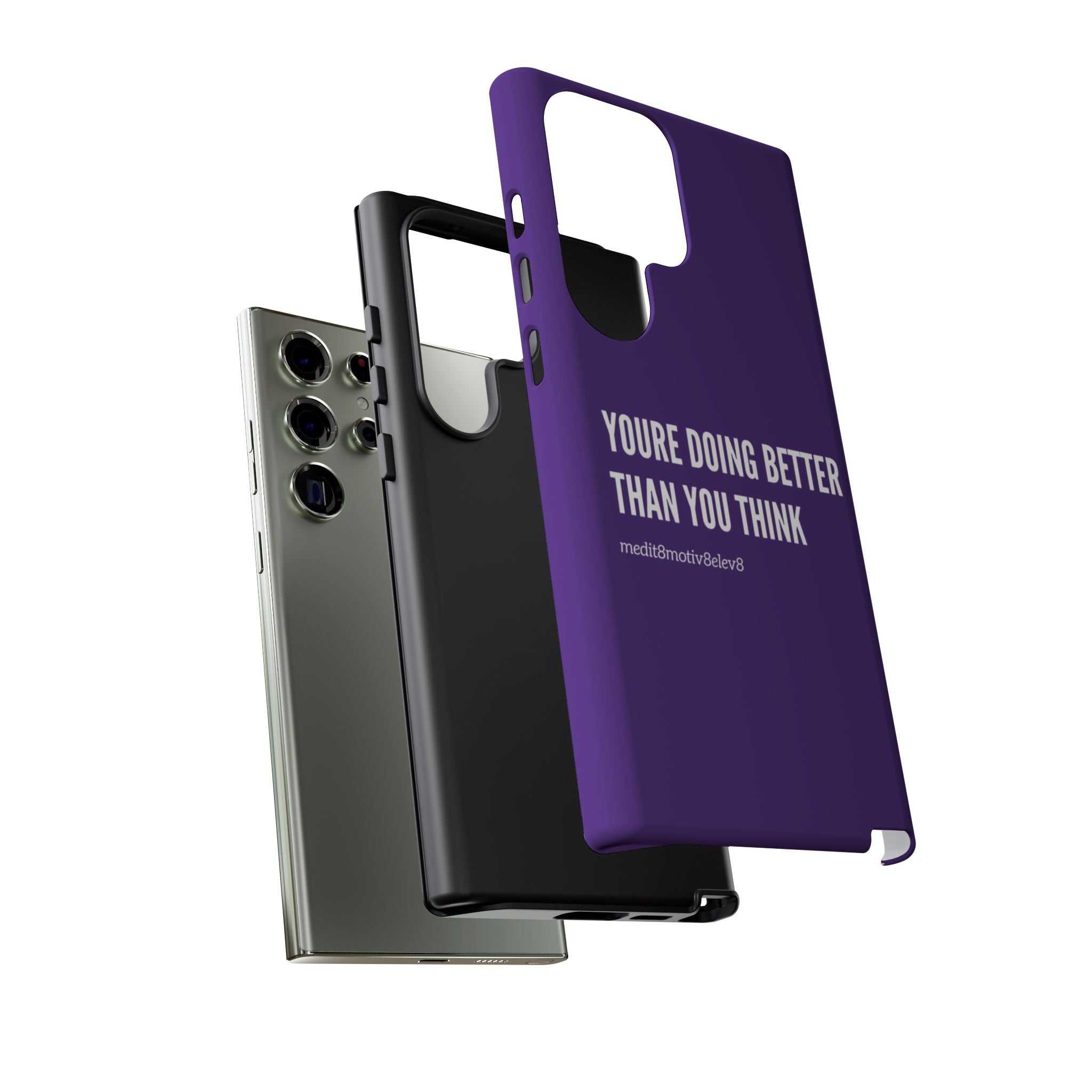 "youre doing better than you think" tough case | purple