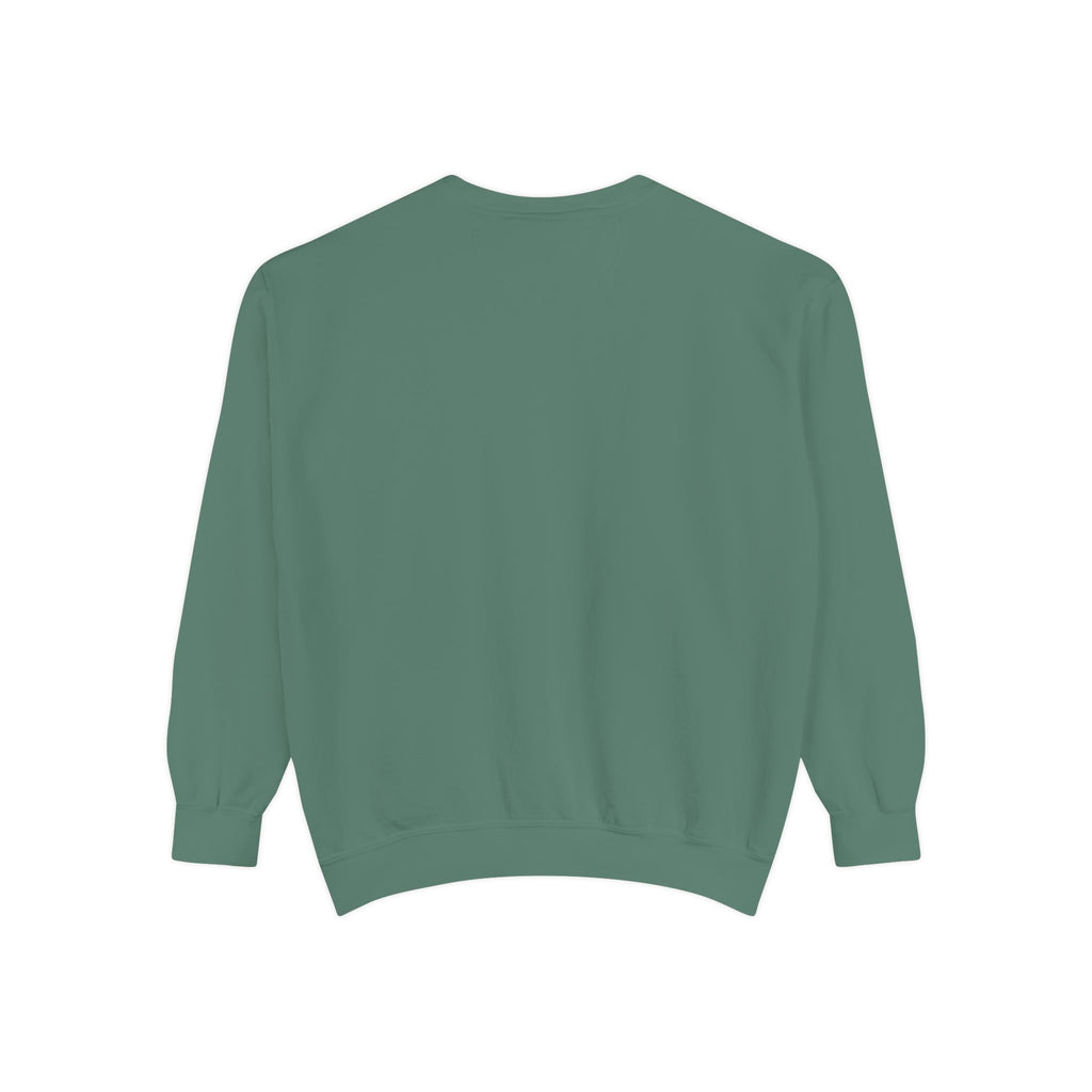 "slow down. listen. breathe." crew neck sweatshirt