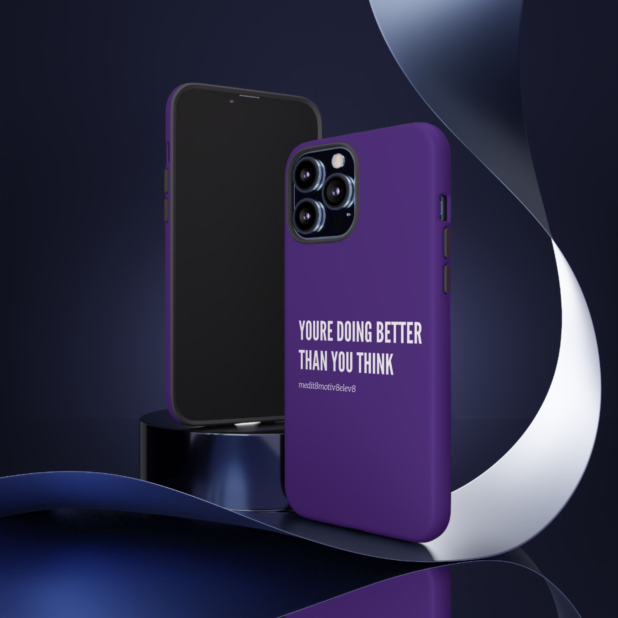 "youre doing better than you think" tough case | purple