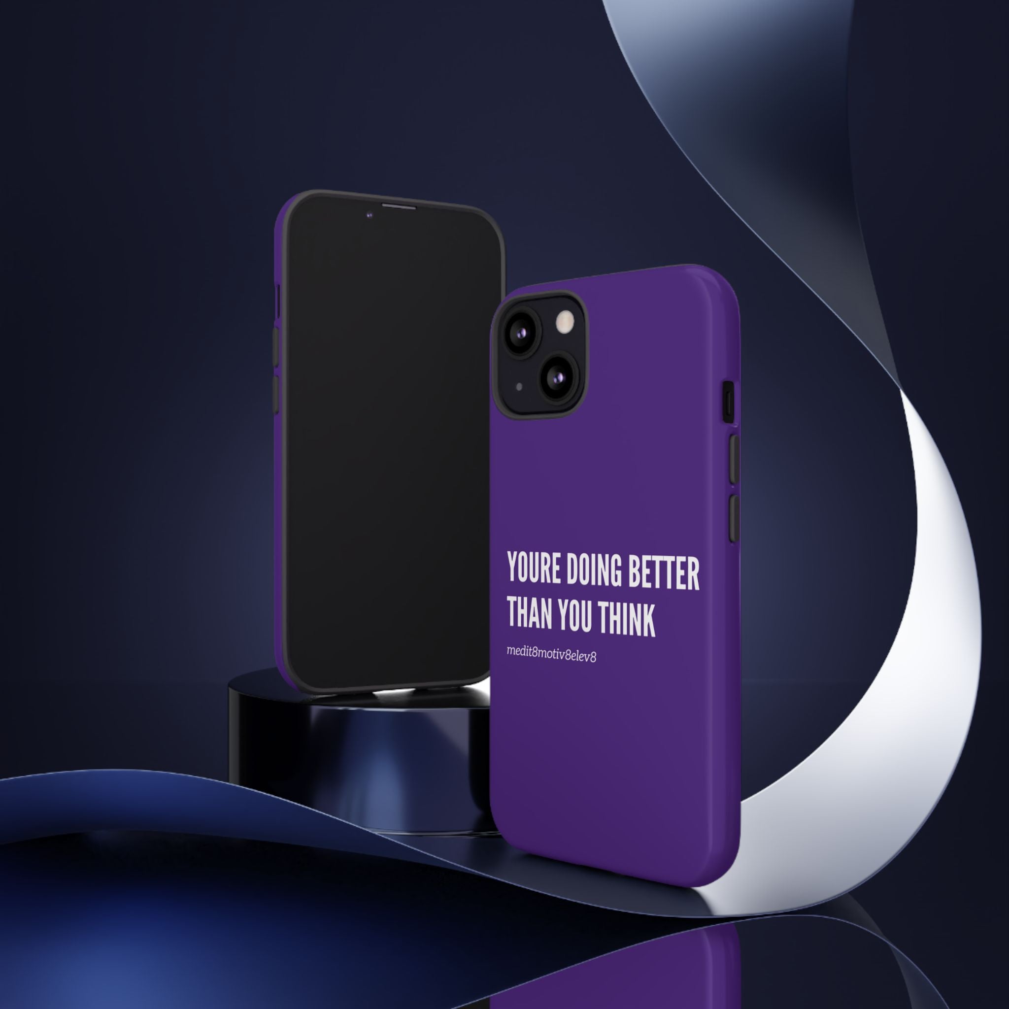 "youre doing better than you think" tough case | purple