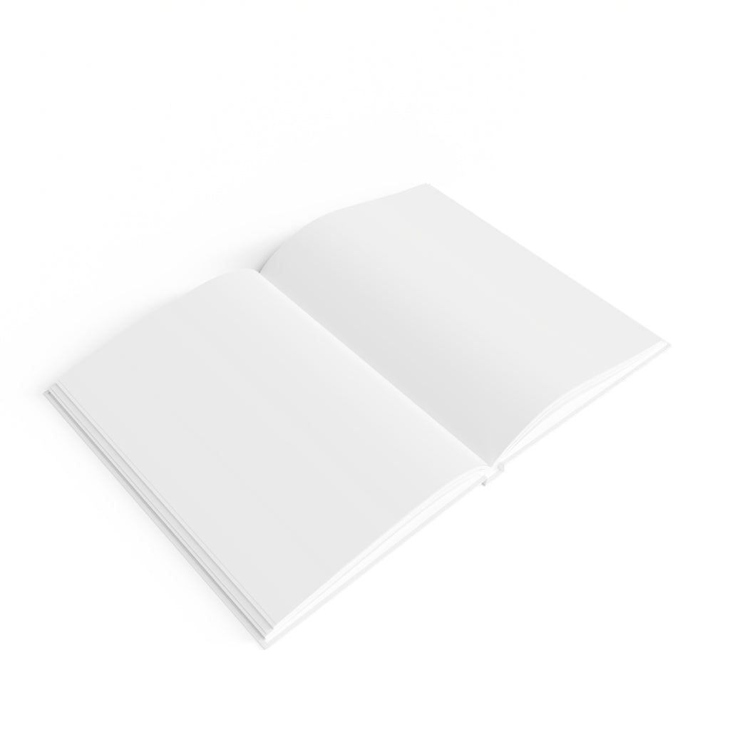 Show Up Anyway Journal — Minimal Motivational Hardcover Notebook