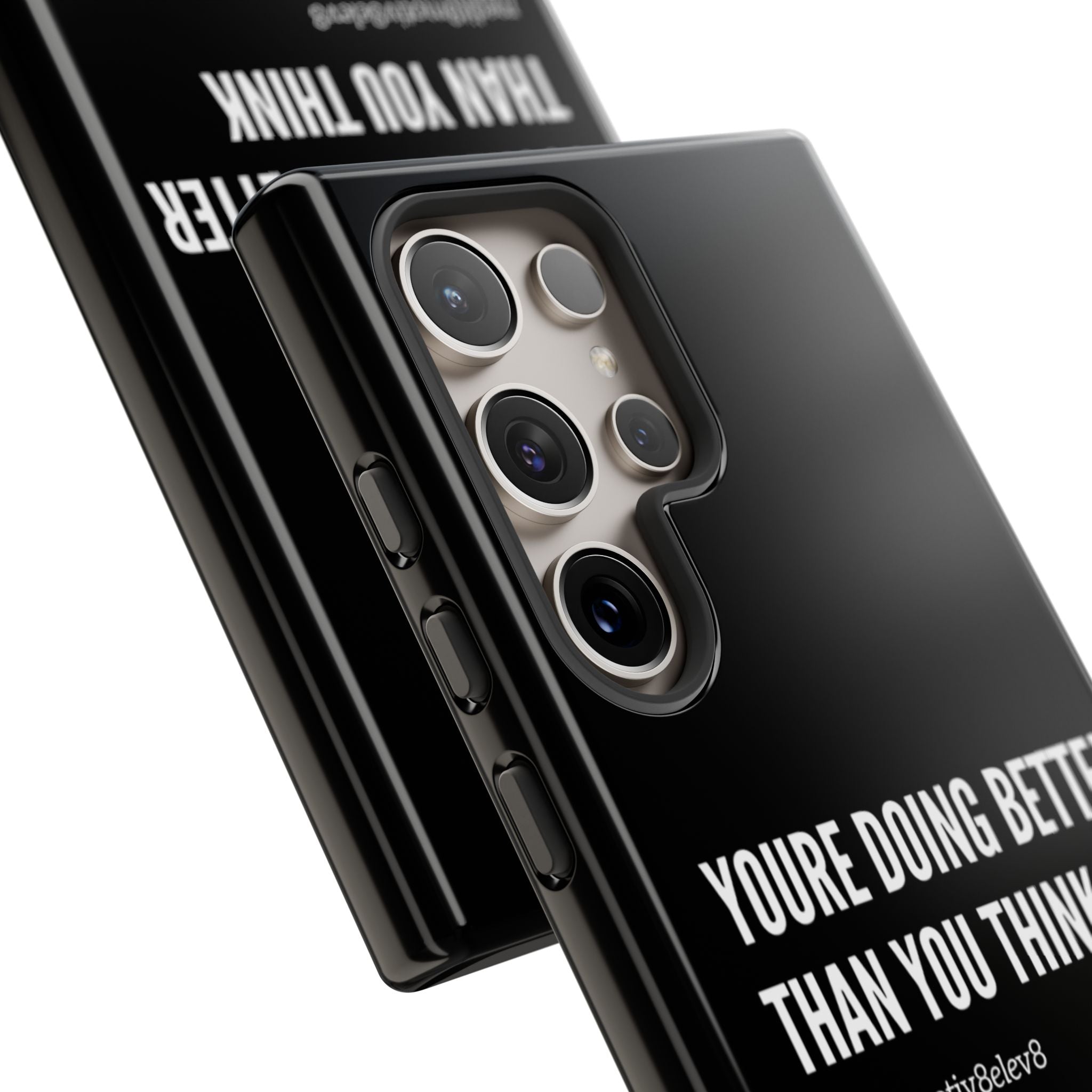 "youre doing better than you think" tough case | black
