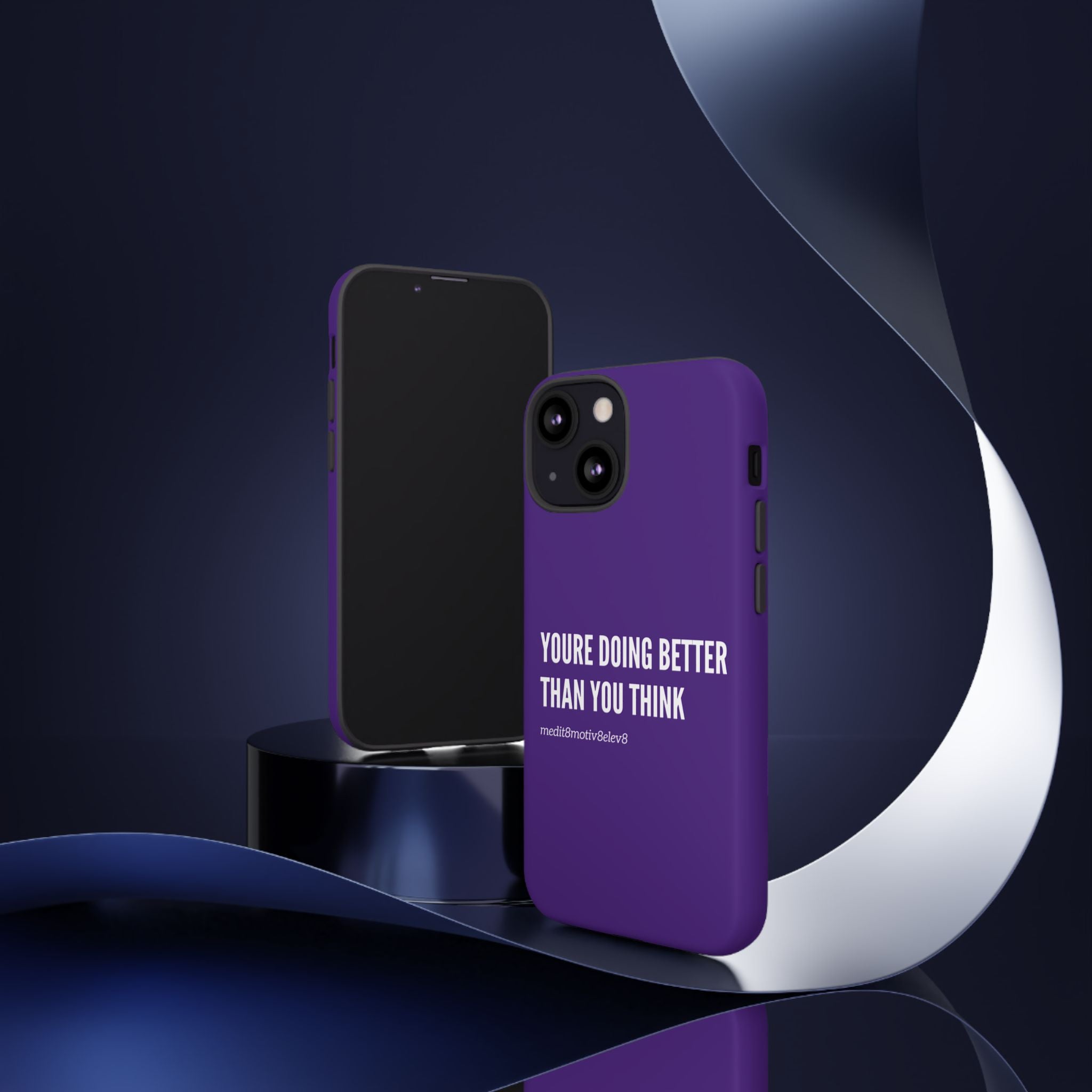 "youre doing better than you think" tough case | purple
